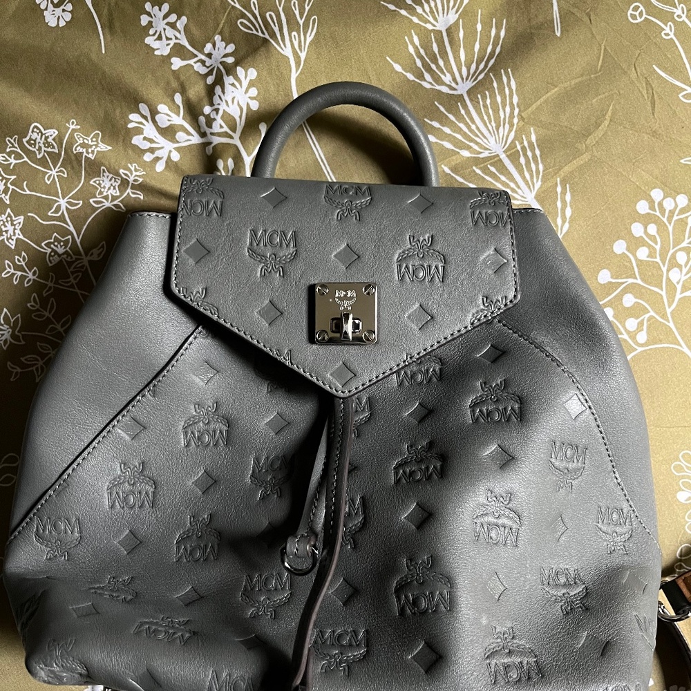 Authentic MCM small backpack